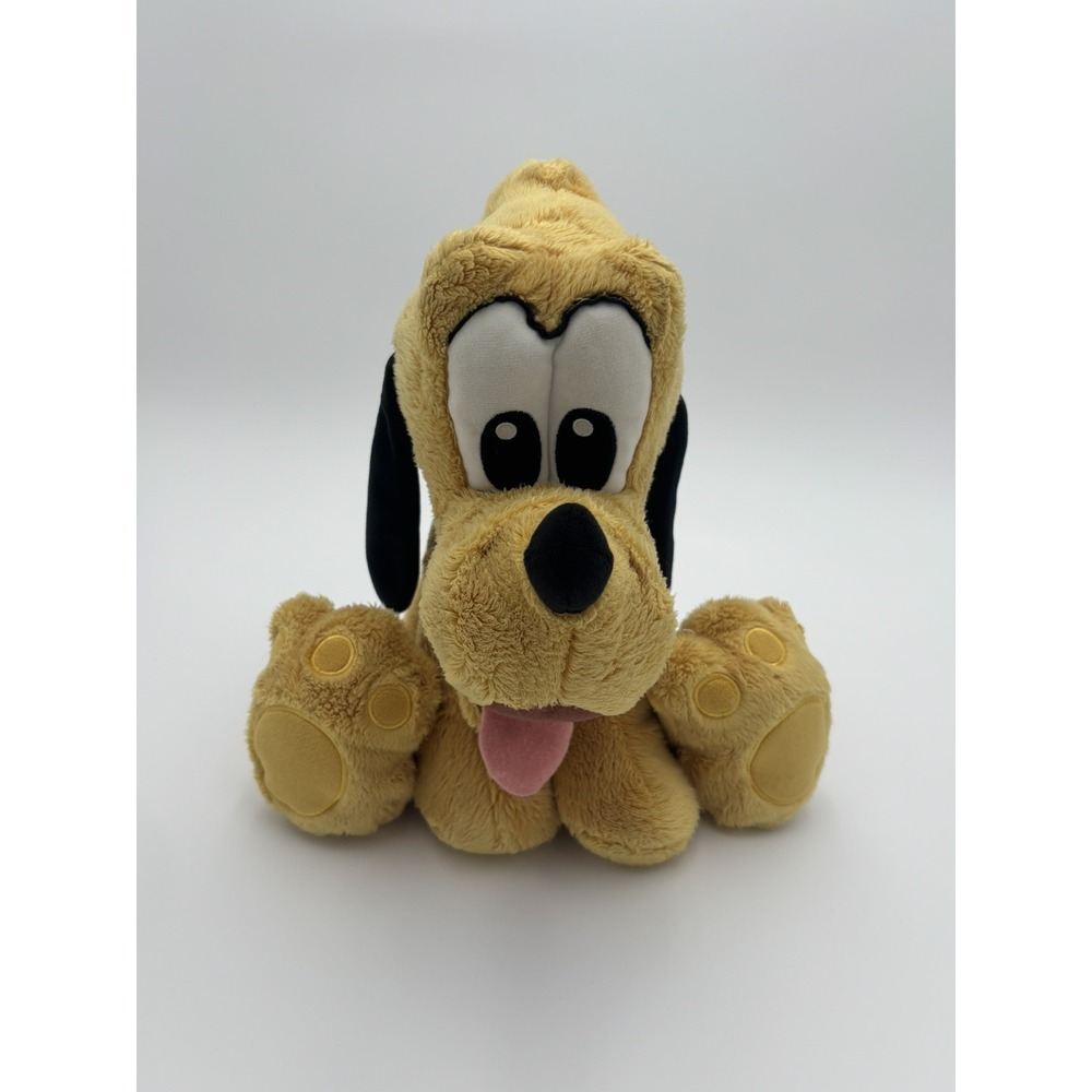 Disney Pluto Big Feet Plush 12" Soft And Furry Stuffed Toy Park Exclusive
